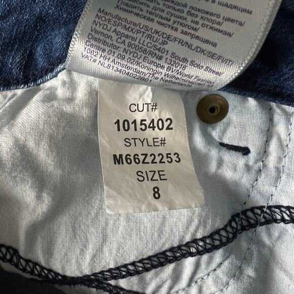 NYDJ High Rise Denim Capri Size 8 Lift Tuck Techonology - Picture 10 of 11